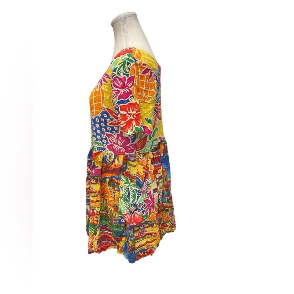 Jams World Floret Hattie Dress Tropical Hawaiian Floral Wearable Art Size S - Picture 3 of 9